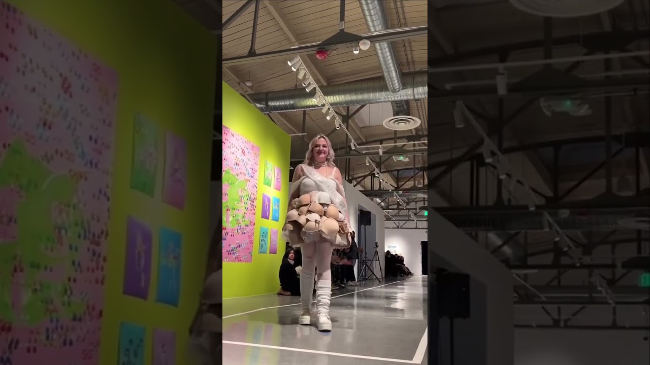 CVA&rsquo;s Art + Action Lab interns Catwalks Fashion Show was 🔥#msudenver #fashion #art #denver