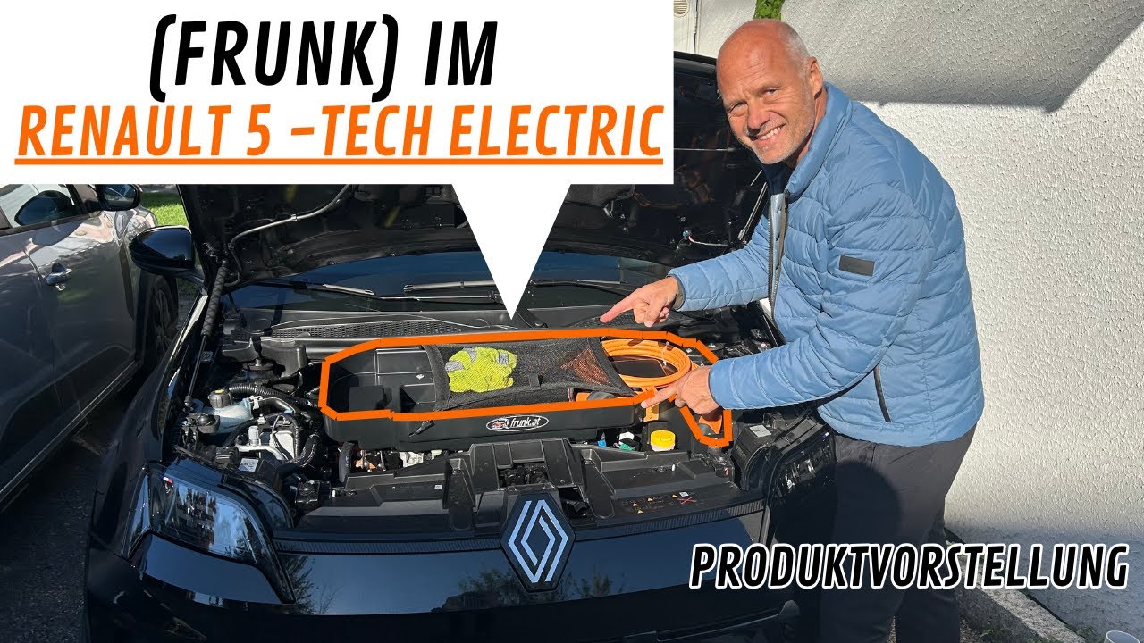 Renault 5 e-Tech Electric mit vorderen Kofferraum (Frunk) | PRODUKTVORSTELLUNG | Viel mehr Stauraum!