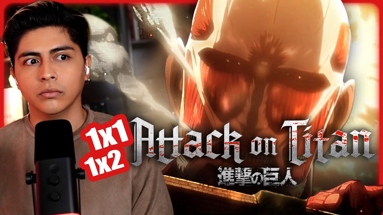 First time watching ATTACK ON TITAN | 1x1 & 1x2 | Reaction and Commentary