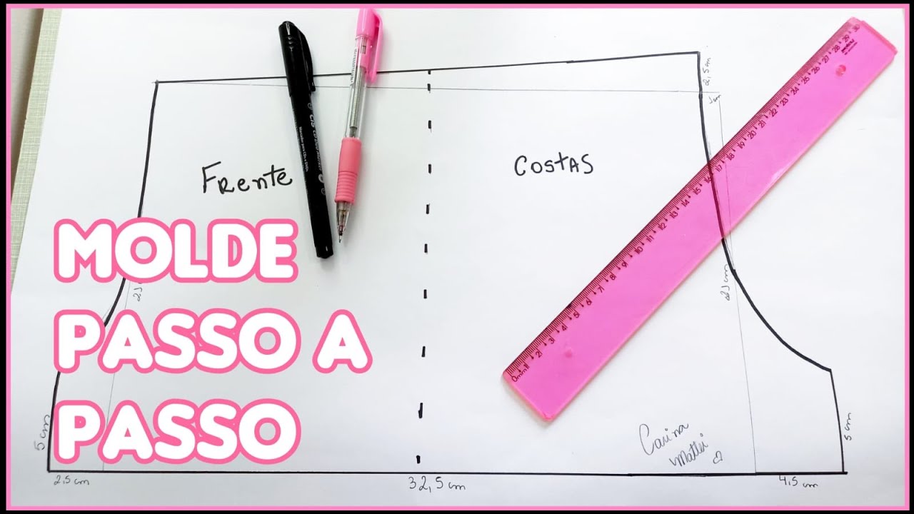 COMO FAZER MOLDE SHORTS INFANTIL 2 ANOS - COM MEDIDAS |CHILDREN'S SHORTS MOLD - WITH MEASUREMENTS