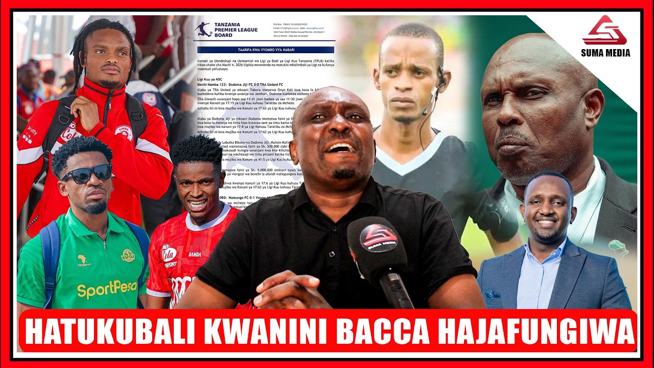 SHABANI MPIRA PESA AWAVAA TFF NA BODI YA LIGI MNAWAPENDELEA YANGA KWANINI BACCA HAJAFUNGIWA