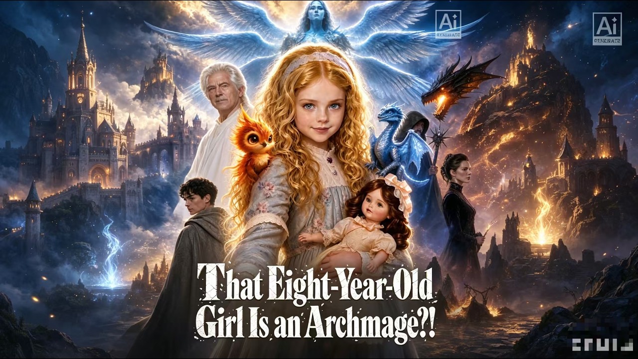 That Eight-Year-Old Girl Is an Archmage?! #ReelShort#