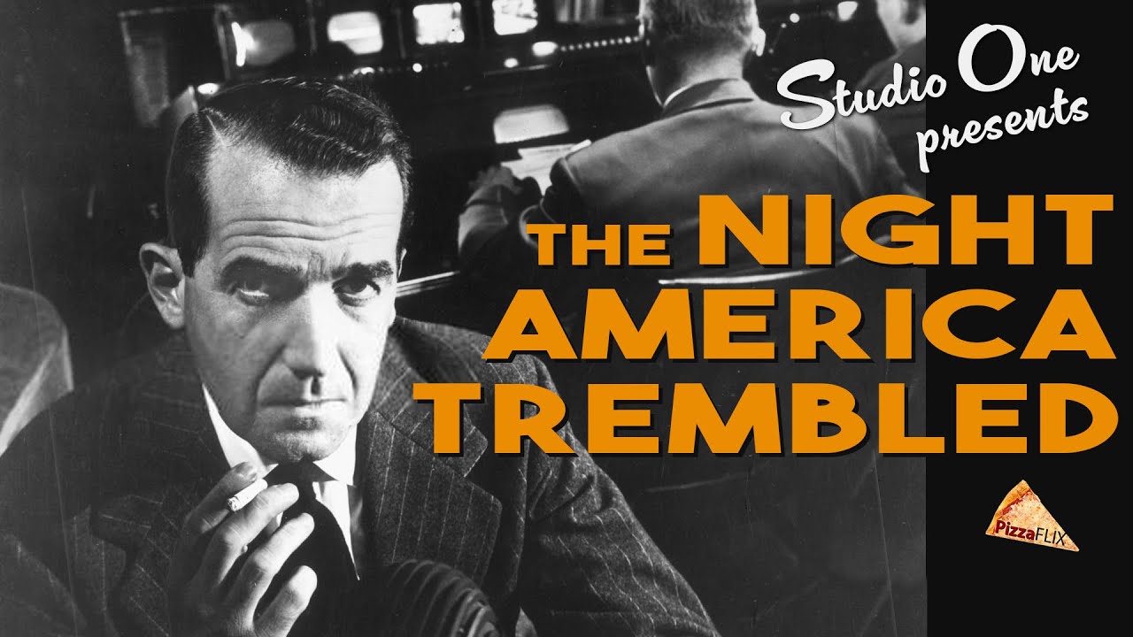 The Night America Trembled (TV-1957) EDWARD R. MURROW🍕 STUDIO ONE