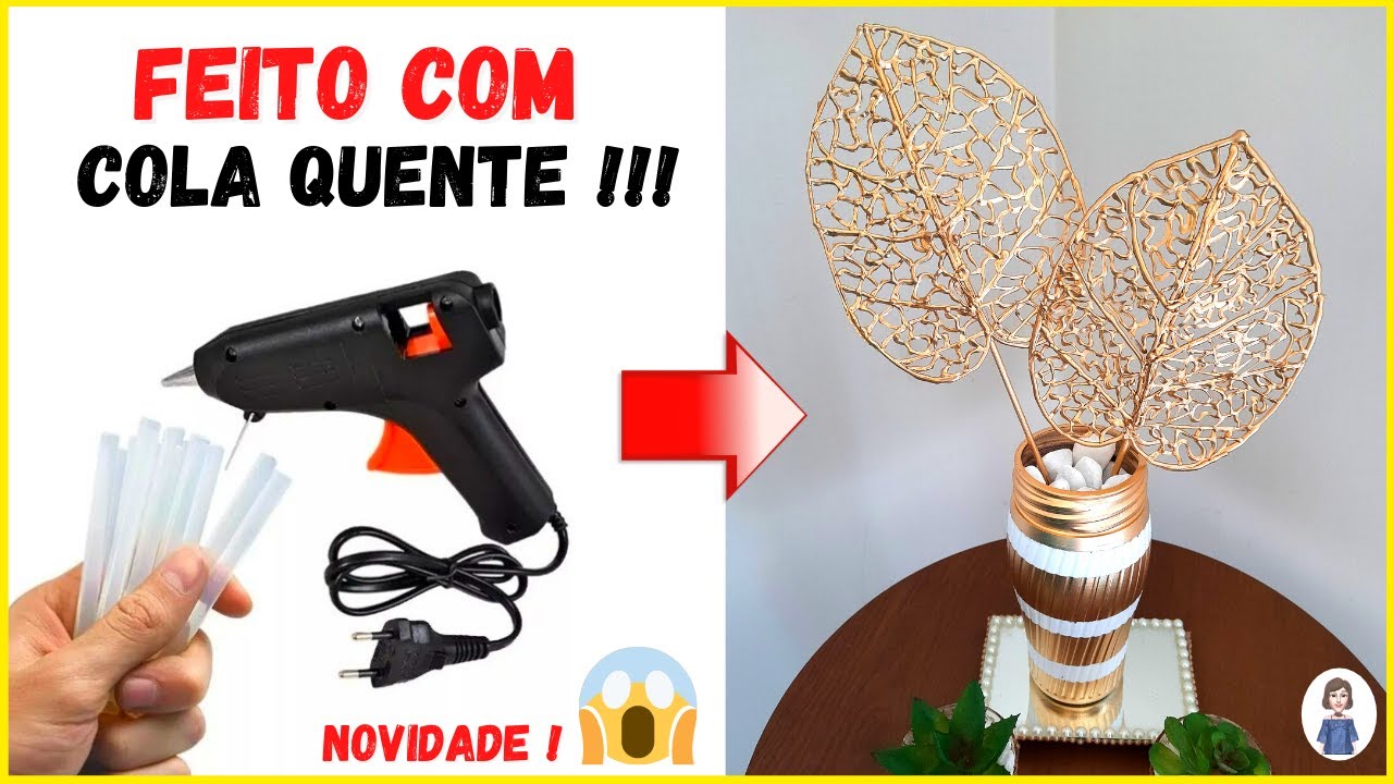 IDEIA INCRÍVEL de ARTESANATO com COLA QUENTE !!!  Faça Você Mesmo | NOVIDADE - DIY 😍😱