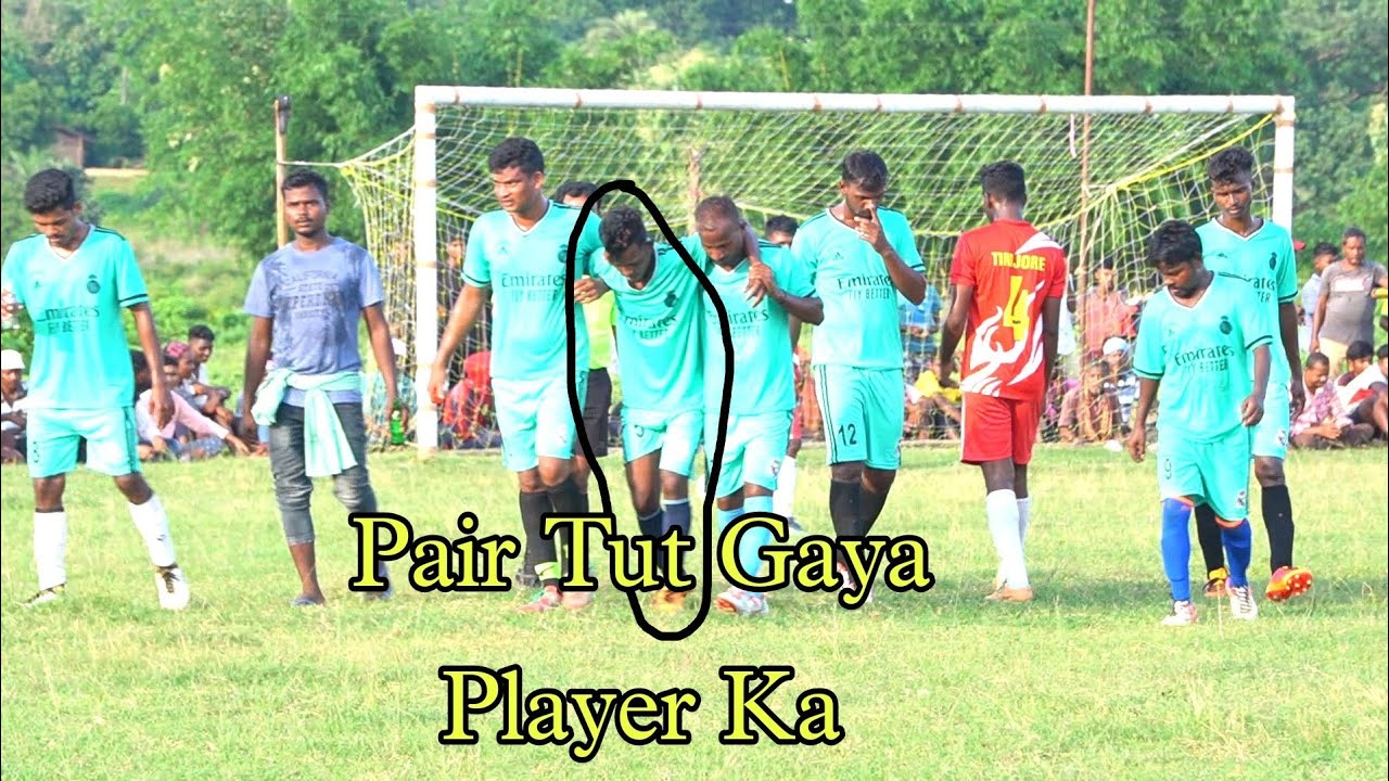 Pair Tut Gaya Player Ka Timjore Football Ground Par // Agnes Bara
