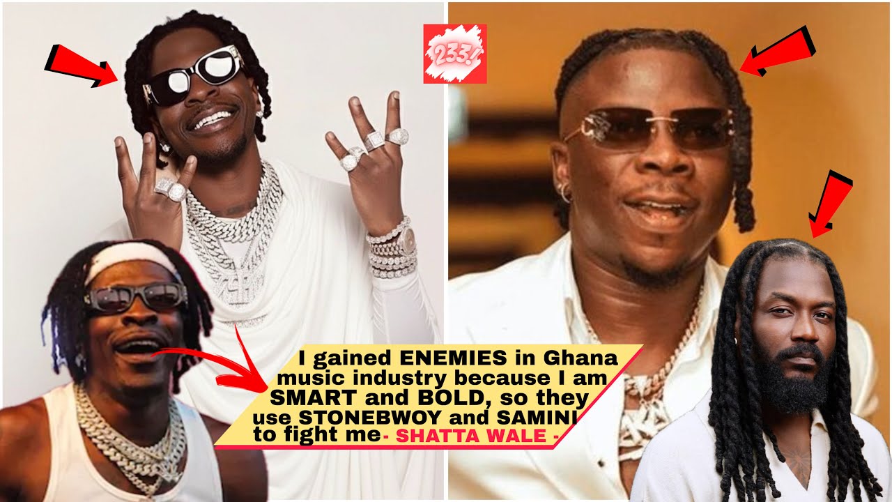 SHATTA WALE narrates how STONEBWOY intentionally forced himself into him & SAMINI’s beef