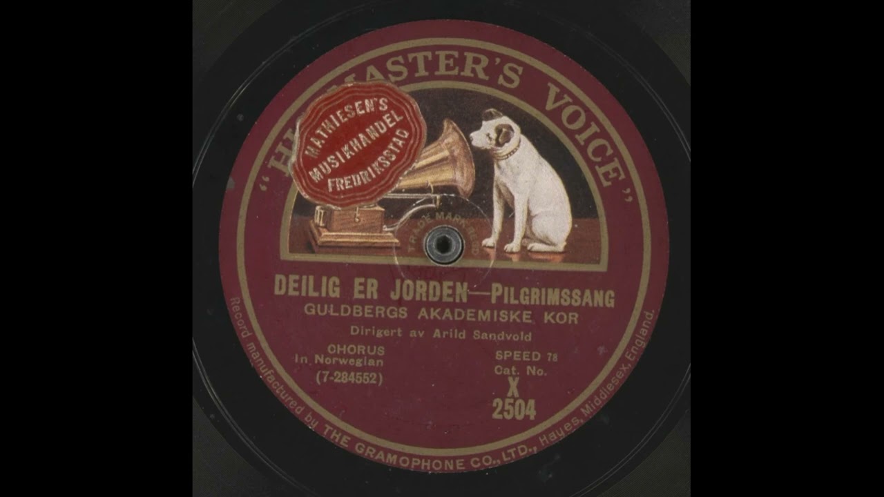 Aanders herre (En sangers bøn) - Guldbergs Akademiske Kor (1927)