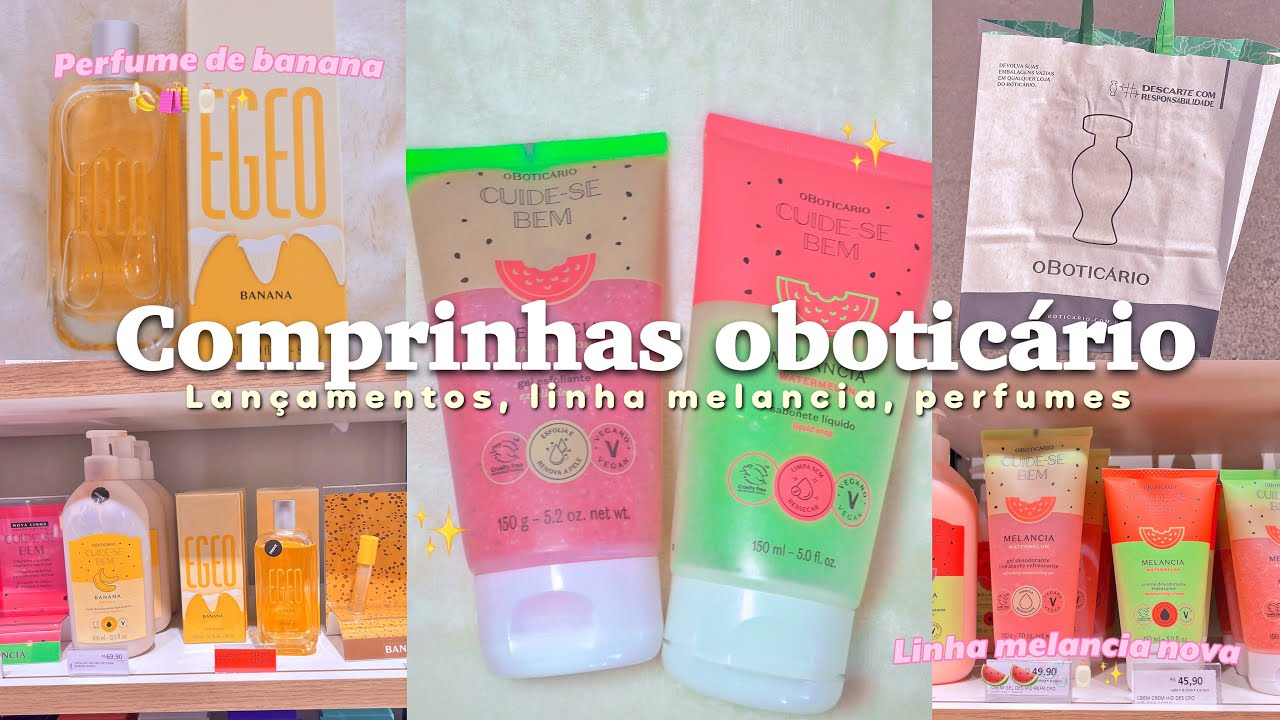 🎀Vlog comprando produtos de autocuidado oboticário🛍️🫧 lançamentos novos, perfumes, tour na loja✨