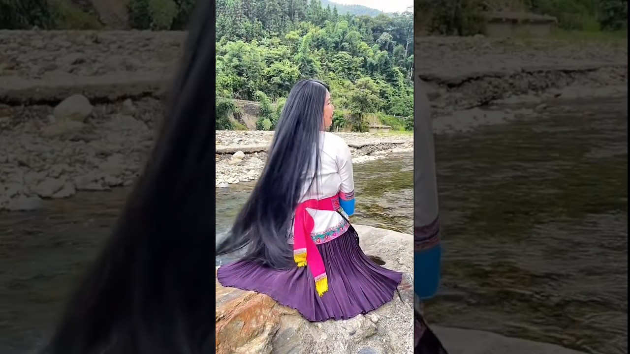 Red Yao Women Do These 5 Things For Healthy Hair 💖🌿 #longhair #haircaretips