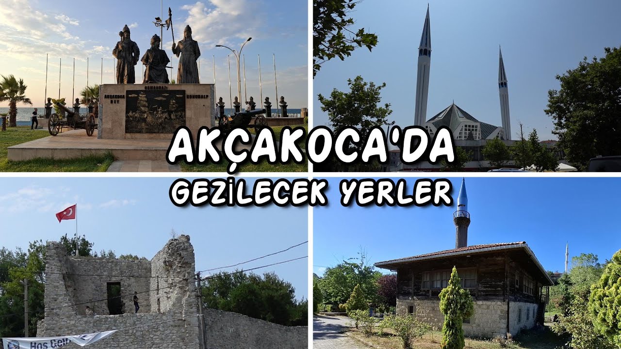 Akçakoca'da gezilecek yerler | Places to visit in Akçakoca #akçakocatarihi #unesco #civisizcami