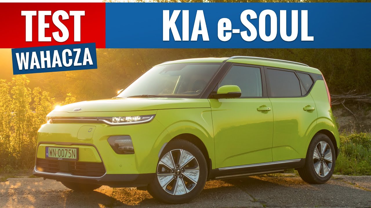 KIA e-Soul 2021 - TEST PL (204 KM 64 kWh) Samochód elektryczny równie oryginalny co zielony
