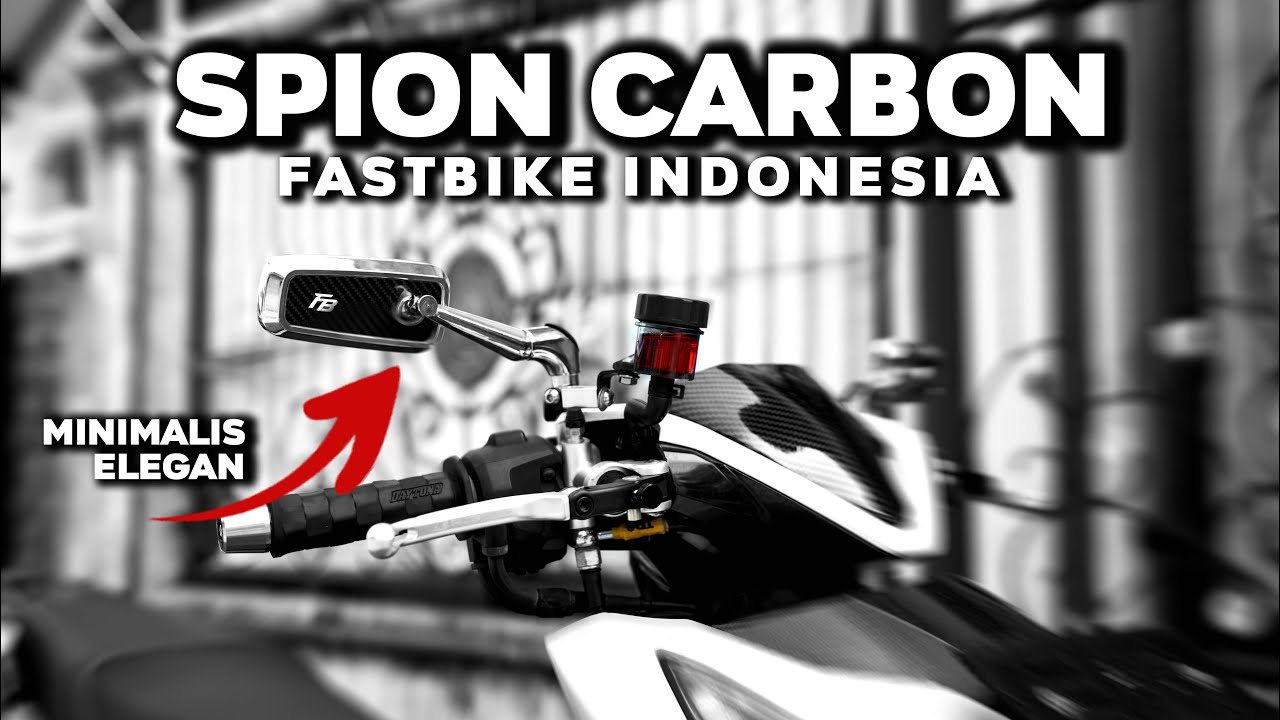 PASANG SPION CARBON ALUMUNIUM CNC DARI FASTBIKE #spion #cnc