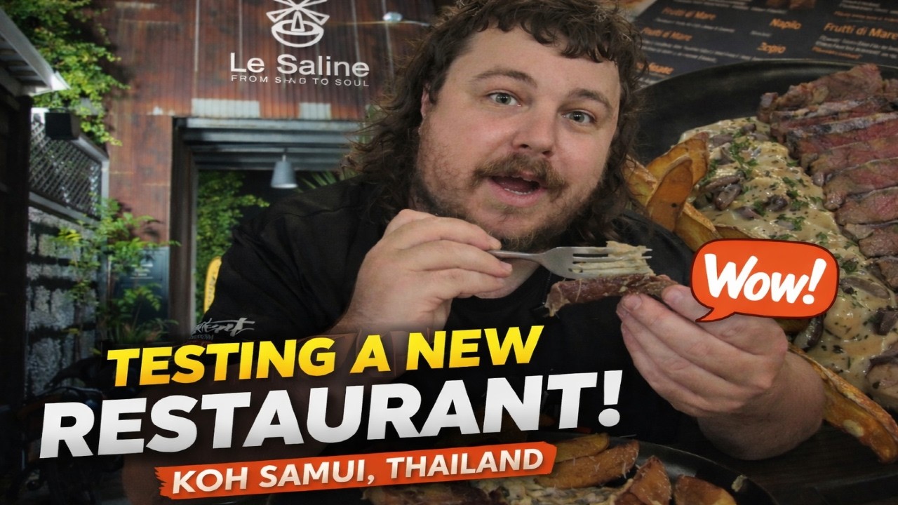 Testing a New Restaurant in Koh Samui (Worth the Hype?) Le Saline | Lamai Koh Samui Thailand