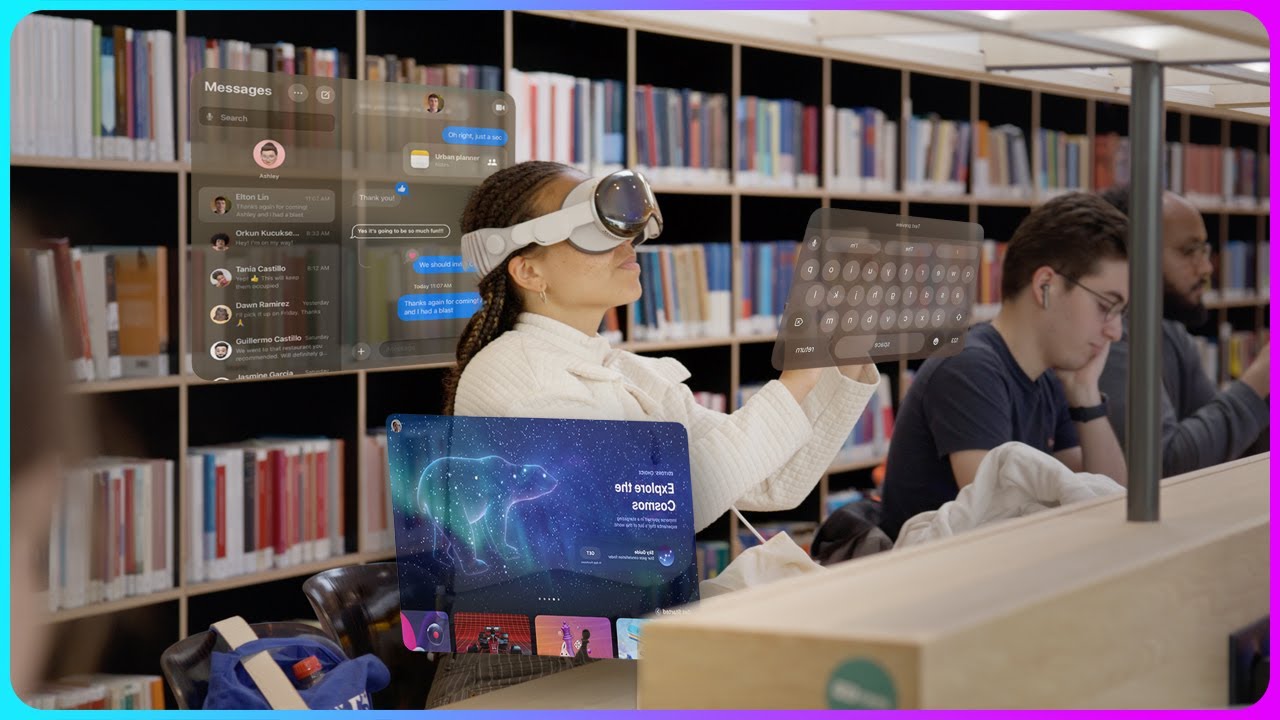 A Day in the Life of a Student with the Apple Vision Pro
