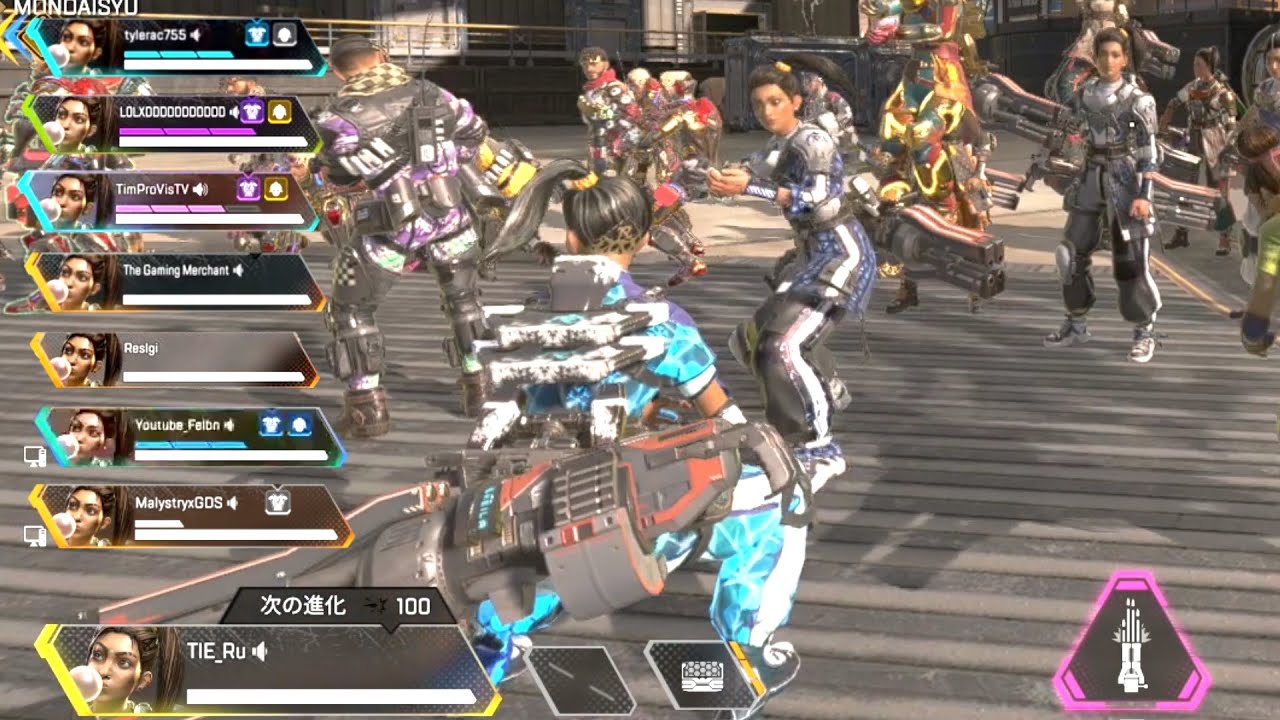 【キャラ対抗モード】ランパート軍20人 vs ミラージュ軍20人 vs オクタン軍20人が神ゲー過ぎた | Apex Legends