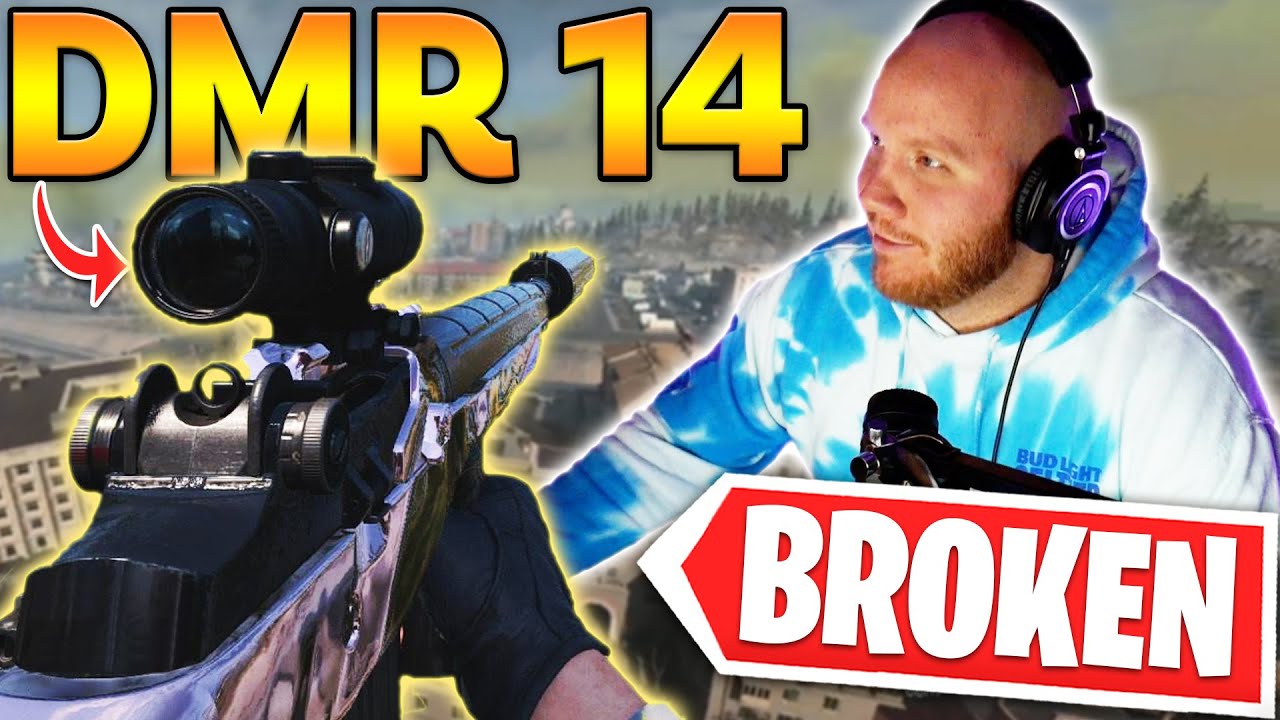 CAMPING ON ROOFTOPS WITH THE DMR IN WARZONE!