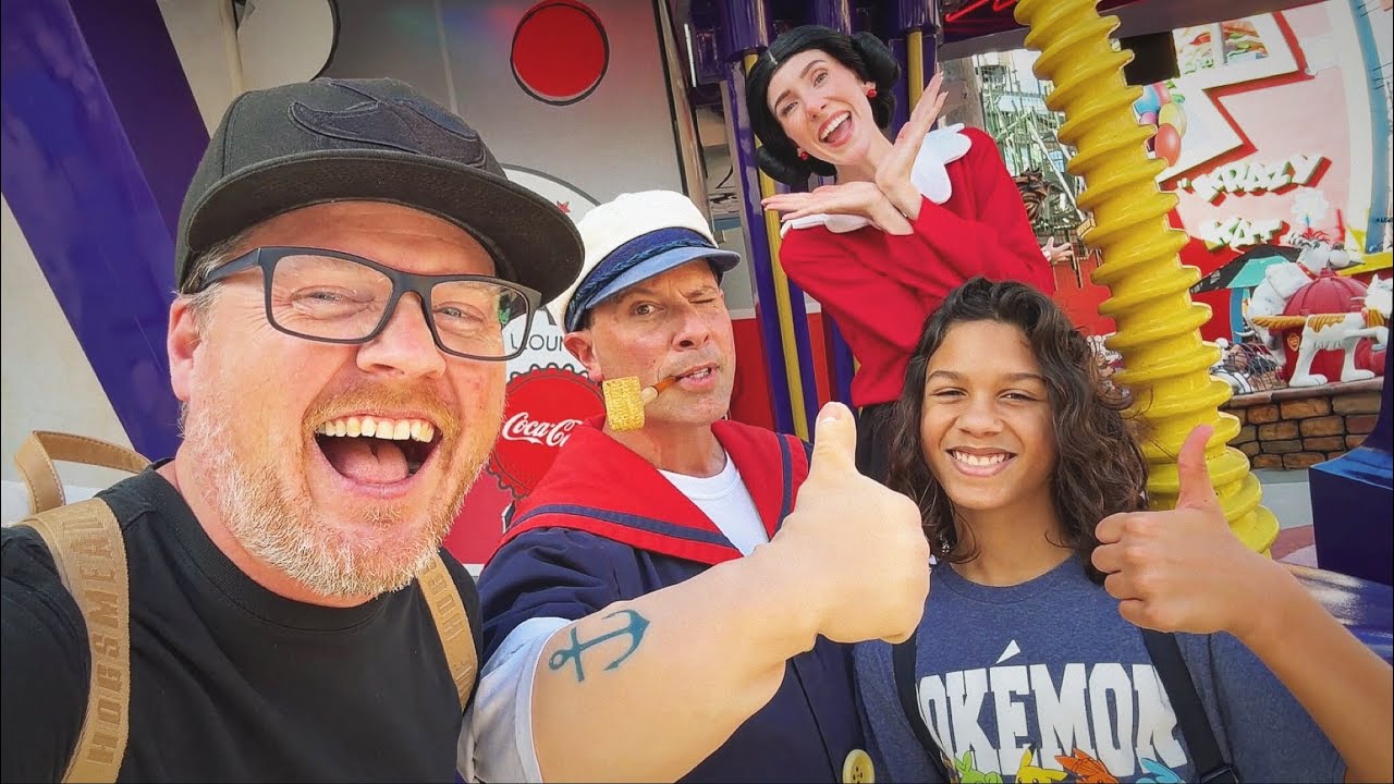 Celebrating Popeye’s Birthday At Universal Islands Of Adventure
