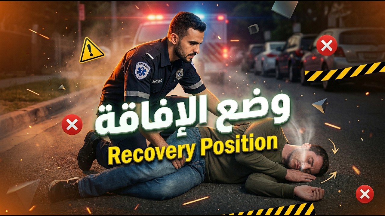 الإسعافات الأولية | (4) وضع الإفاقة - Recovery Position
