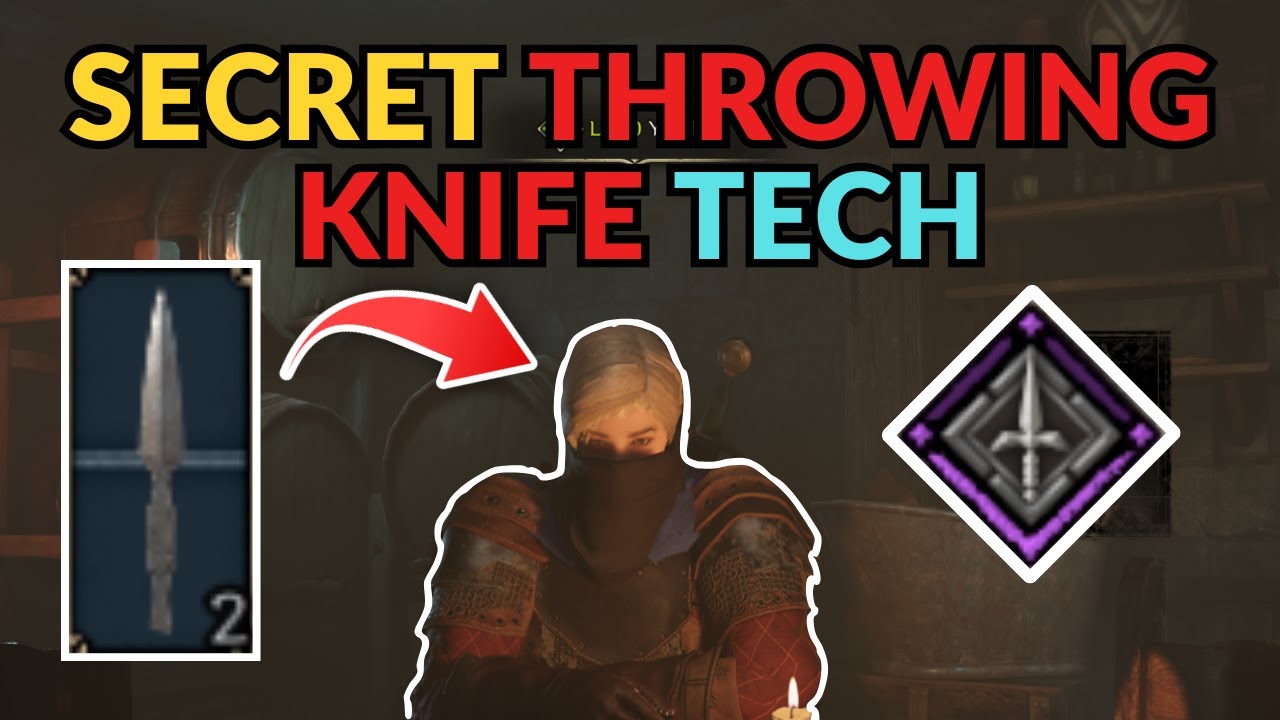 THE SECRET TECH WITH THROWING KNIVES | VOYAGER ROGUE | Dark and Darker