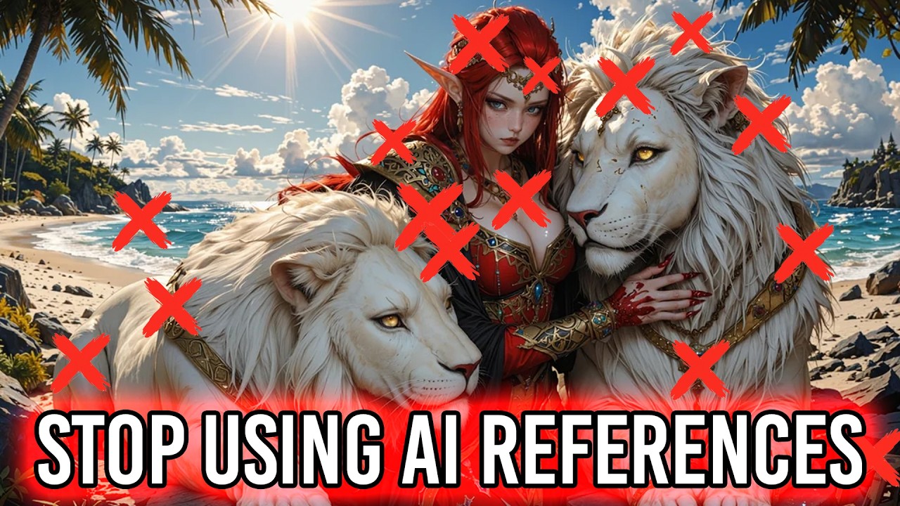 AI References is KILLING Your Artistic Voice ft. Let's Resin Glitter Pens