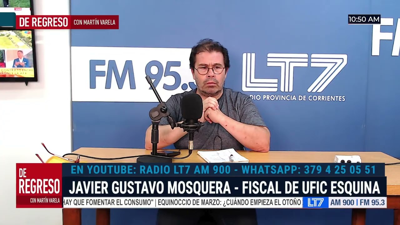 Condena por narcomenudeo en Esquina: charlamos con el fiscal Javier Gustavo Mosquera