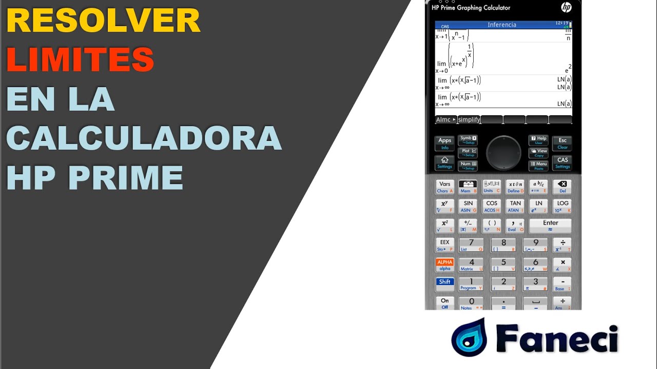 COMO RESOLVER LIMITES EN LA CALCULADORA HP PRIME✅