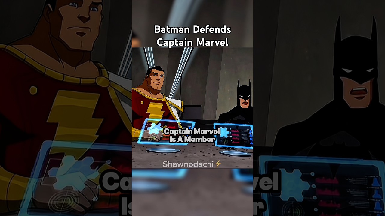 Batman DEFENDS Captain Marvel From the Justice League