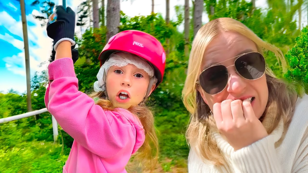 Nastya unterhält ihre Eltern auf einer lustigen und spannenden Tour - Videoserie für Kinder