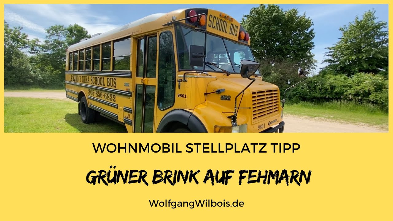Geheimtipp Wohnmobilstellplatz Grüner Brink auf Fehmarn
