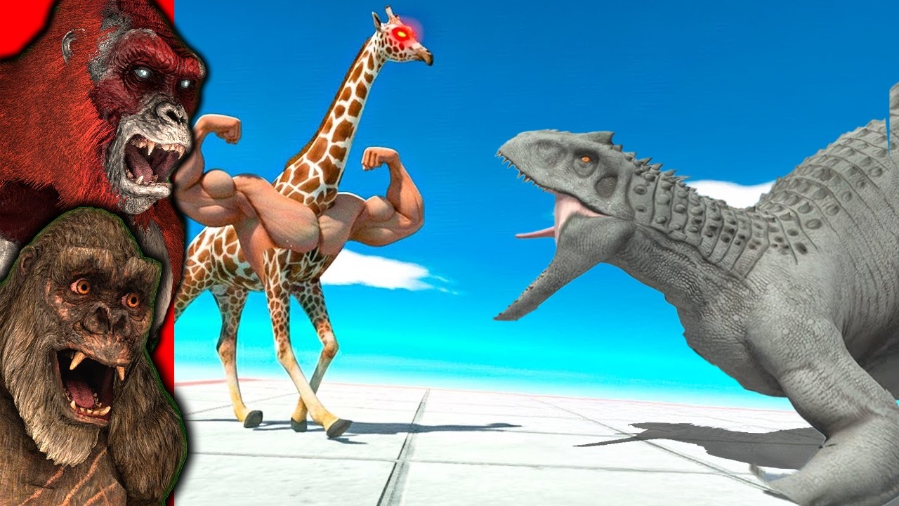 Hybrid Animals vs Dinosaurs in ARBS