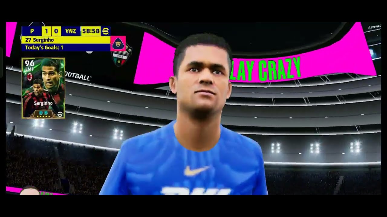 Venezia ANV vs Pumas (0-1) eFootball Ai Match #efootball #goat #gameplay #football #games #pumas 