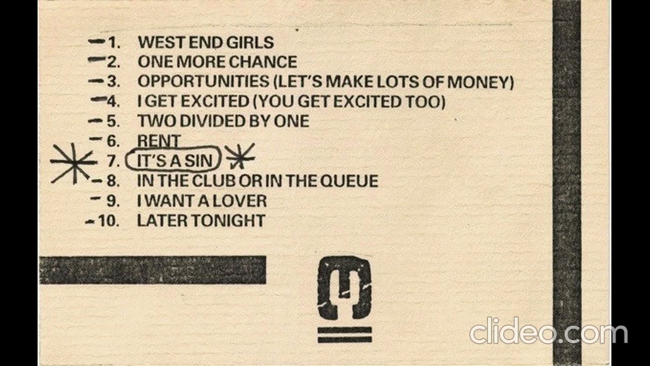 Pet Shop Boys - West End Girls - Bobby O Demos 1983