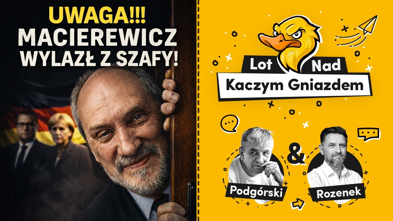 UWAGA!!! MACIEREWICZ WYLAZŁ Z SZAFY! PRZYDACZOWI WIEDZA SIĘ NIE PRZYDA.
