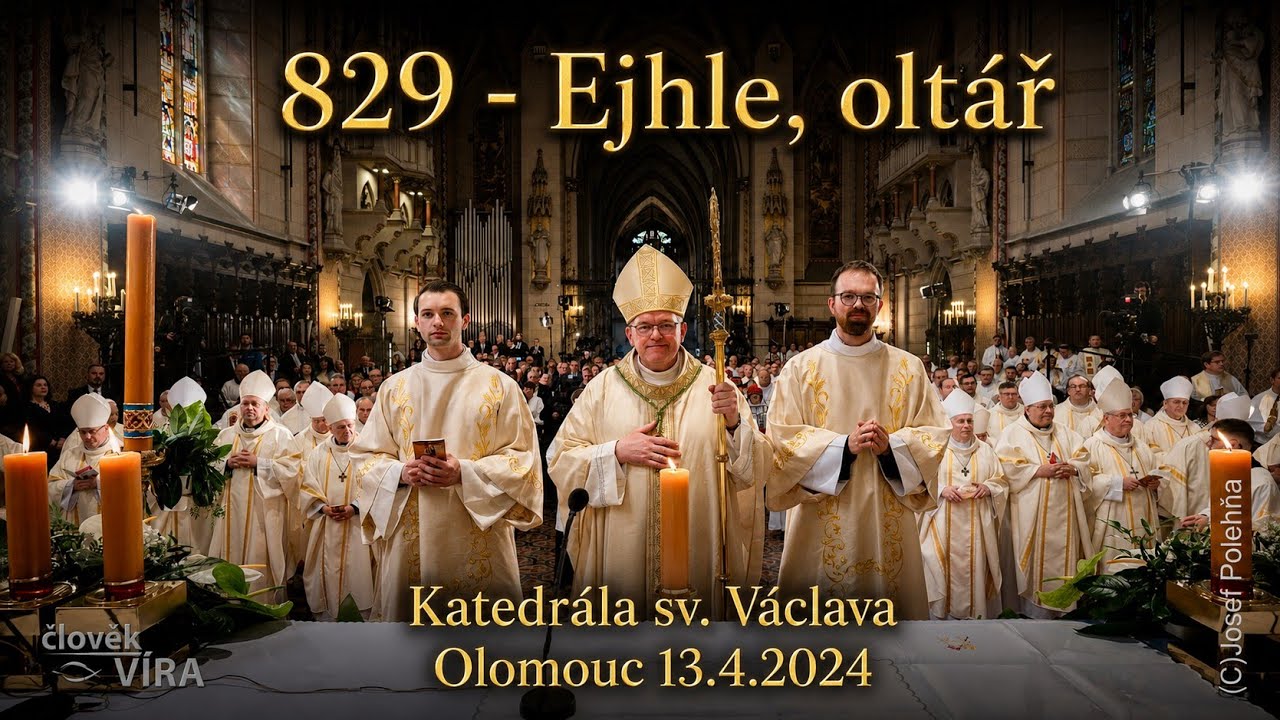 829 - Ejhle, oltář - Katedrála sv. Václava - Olomouc 13.4.2024