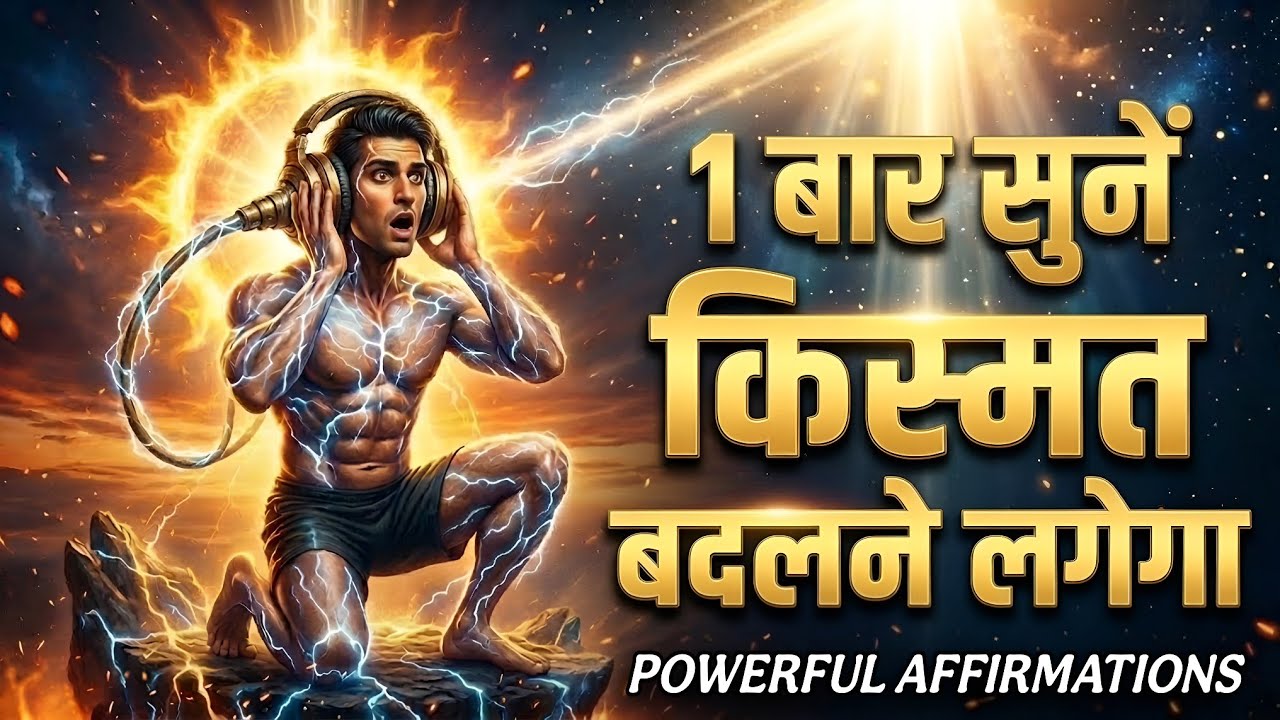 मैं भाग्यशाली हूं। सब कुछ मेरे अच्छे के लिए हो रहा है। Positive Affirmations In Hindi 