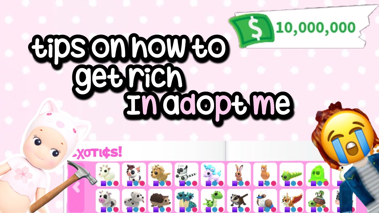 tips on how to get RICH in adopt me 2025! #adoptme