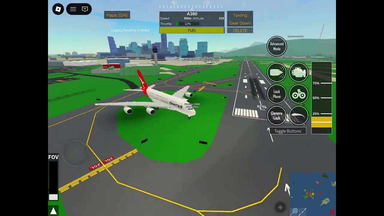 A380 vs training centre runway
