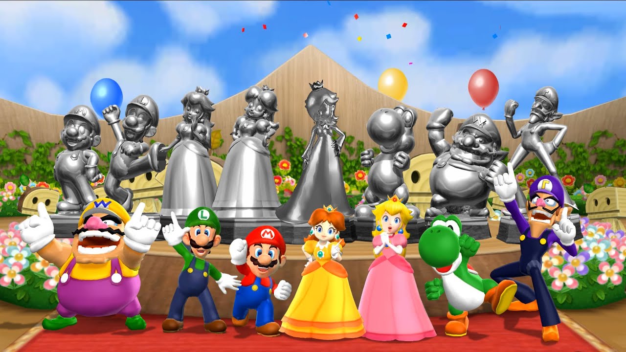 Mario Party 9 Step It Up - All Characters Win