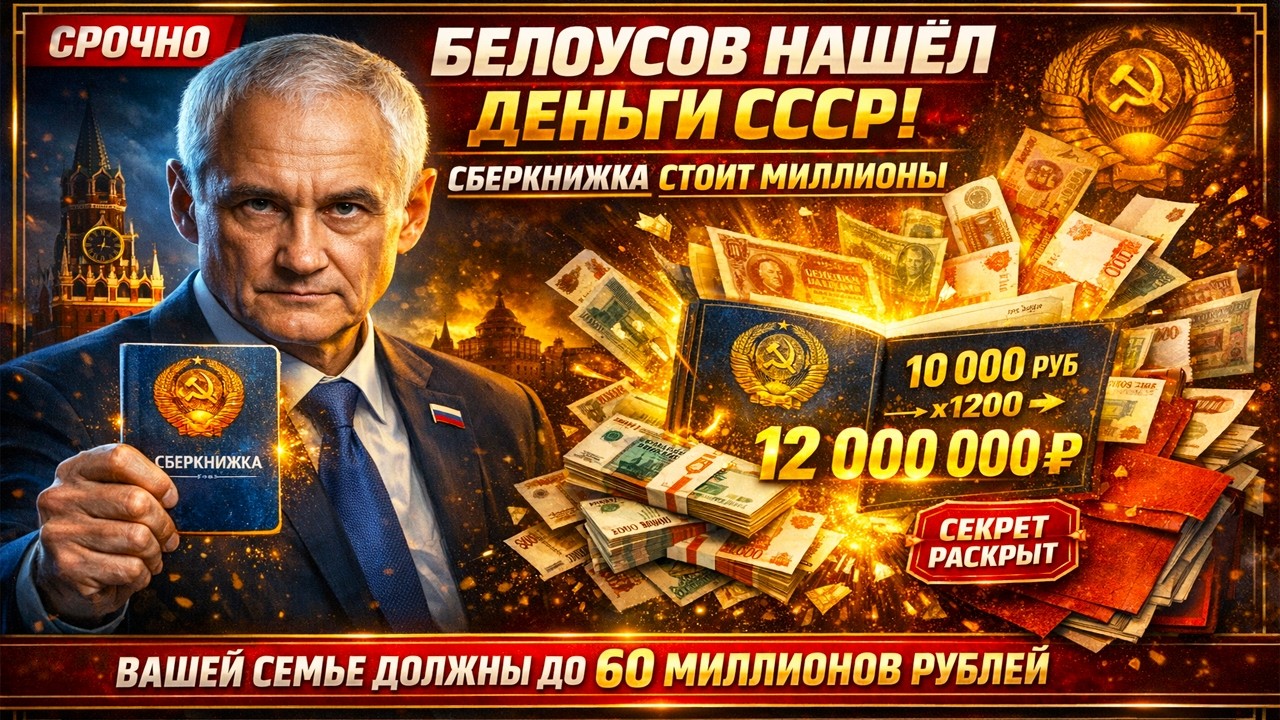 БЕЛОУСОВ НАШЁЛ СЕКРЕТНЫЕ АРХИВЫ! ДЕНЬГИ СОВЕТСКИХ ВКЛАДЧИКОВ НИКУДА НЕ ИСЧЕЗЛИ — ИХ УКРАЛИ