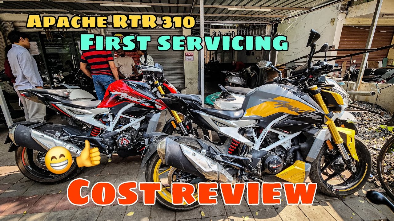 1st Service Apache RTR 310 2025 !🔥#1stservice #2025 #vlog 