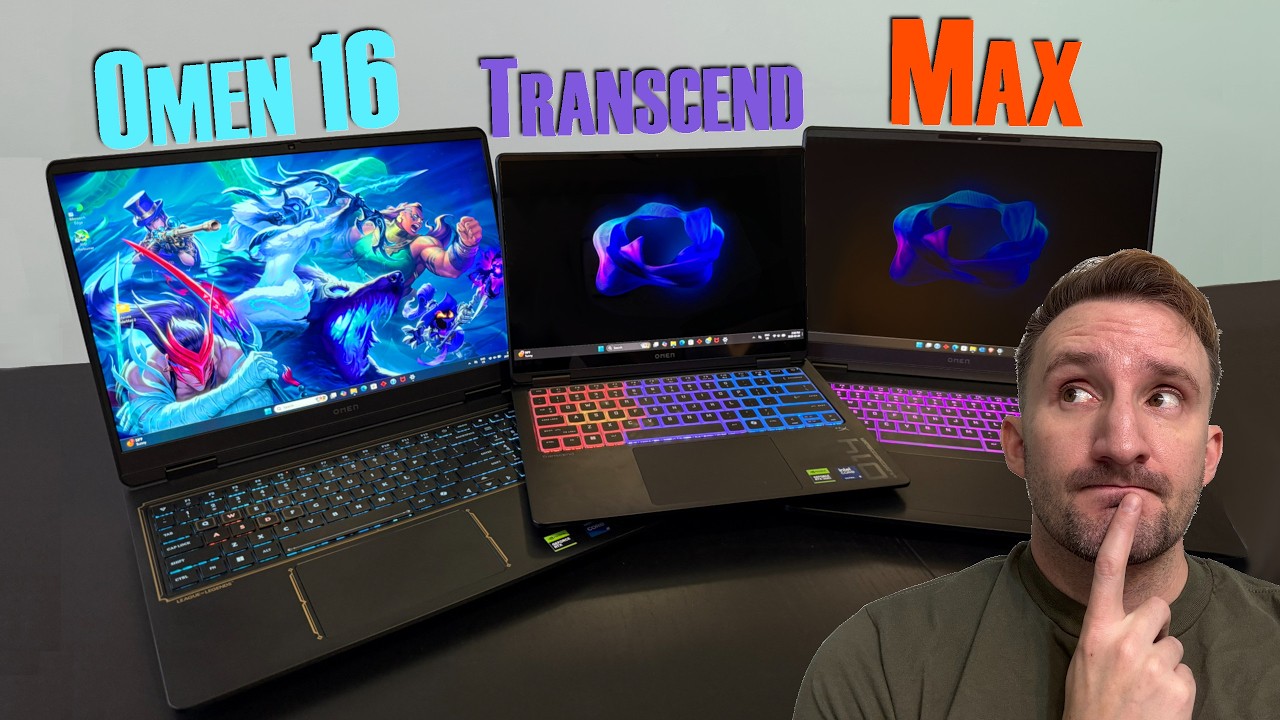 HP OMEN Gaming Laptop Showdown - Transcend vs MAX vs OMEN 16