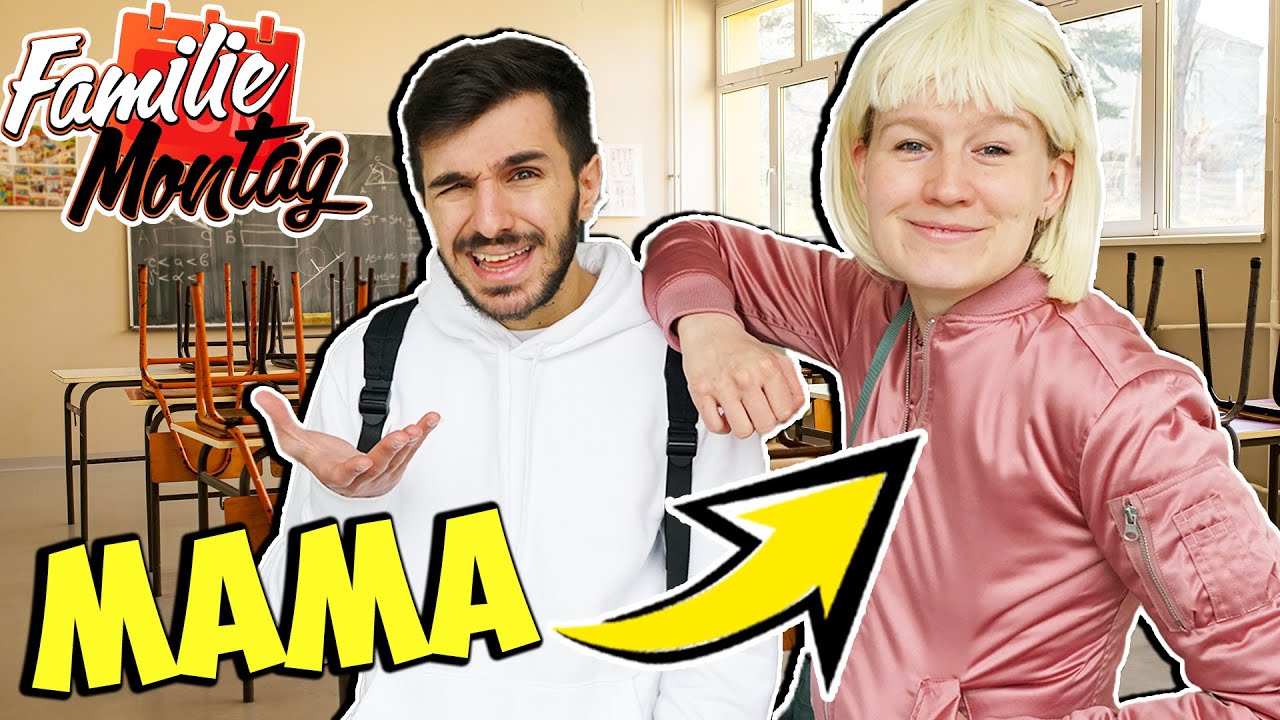 NEUE MITSCHÜLERIN? MAMA SCHMUGGELT SICH IN DIE SCHULE! Familie Montag #22