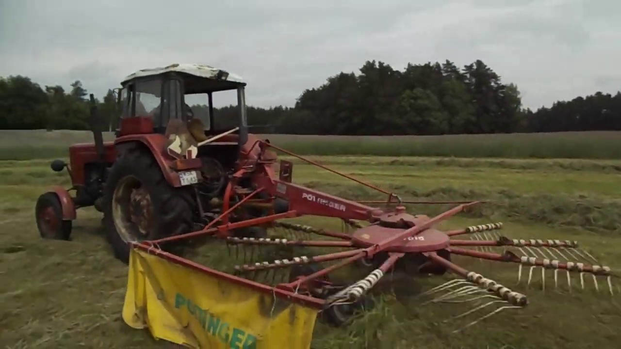 Zgrabianie siana 2020 Ursus C-360 & pottinger