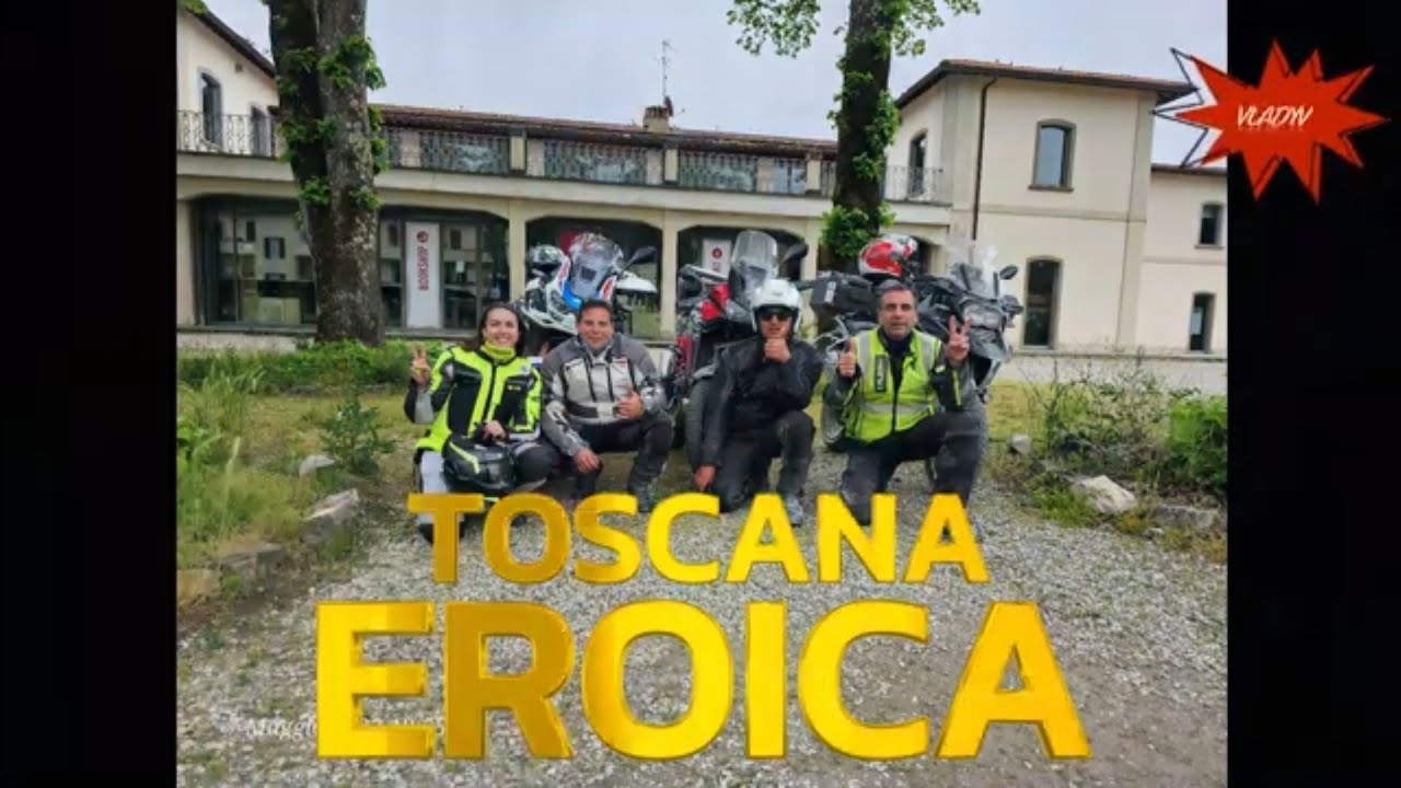 EROICA IN TOSCANA 2023-FABRIZIO E VIRGINIA-AFRICA TWIN 1100 ADVENTURE
