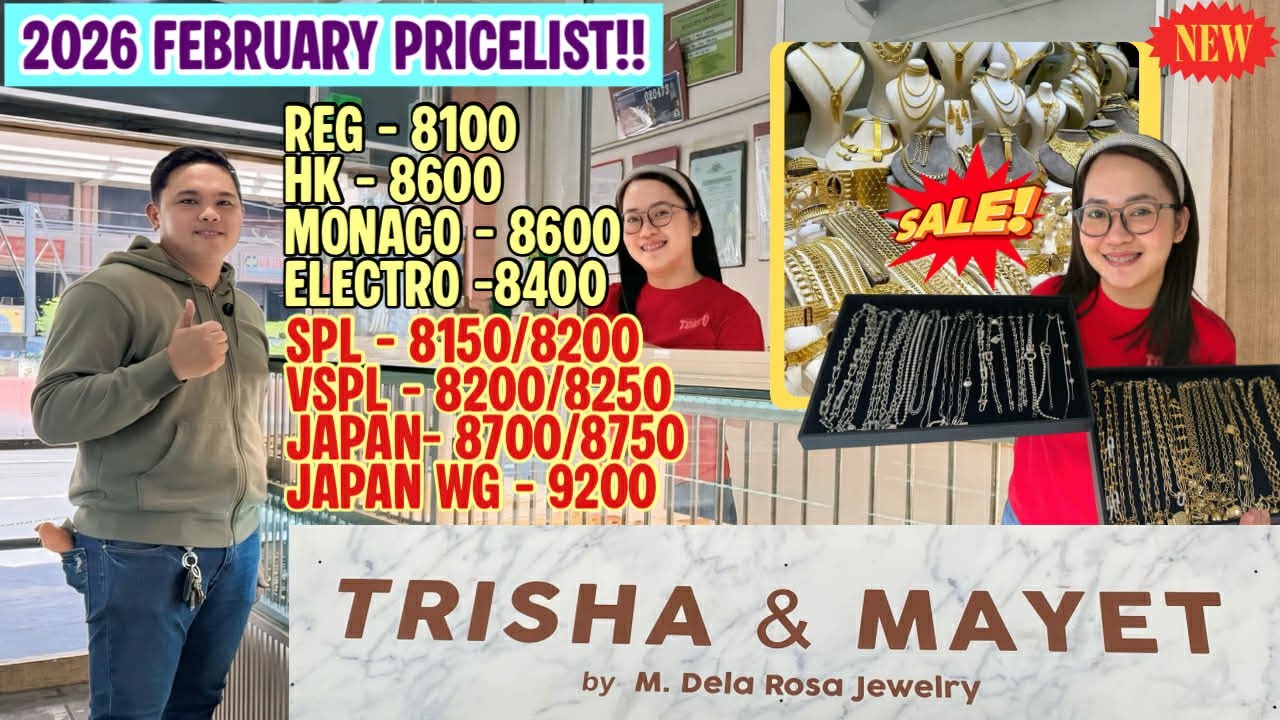 FEBRUARY 2026 Trisha & Mayet  Mura at Authentic Gold and Diamond Jewelry MUST WATCH!Daming Design