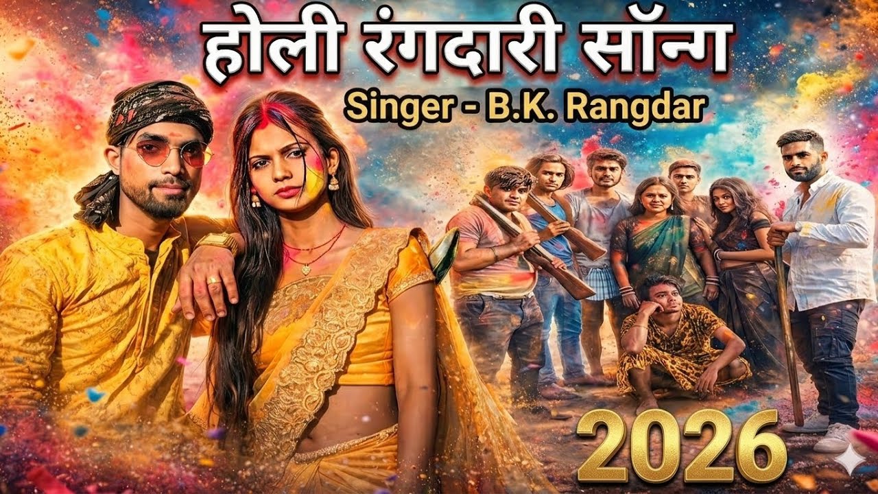 #video रंगदारी होली धमाका 2026 | singer bk rangdar | Holi Rangdari (Official Video) | Holi Geet 
