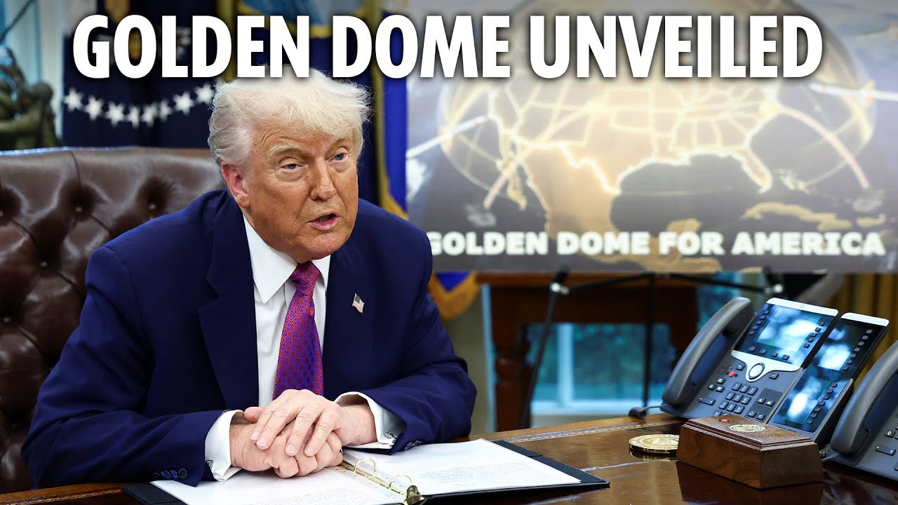 Donald Trump announces 'Golden Dome missile shield' with Defense Sec Pete Hegseth