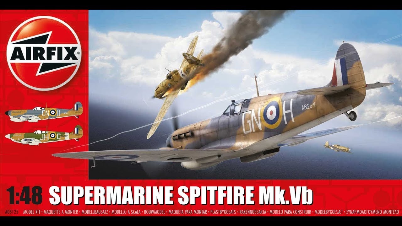 Airfix 1/48 Scale Supermarine Spitfire Mk. Vb Tropical