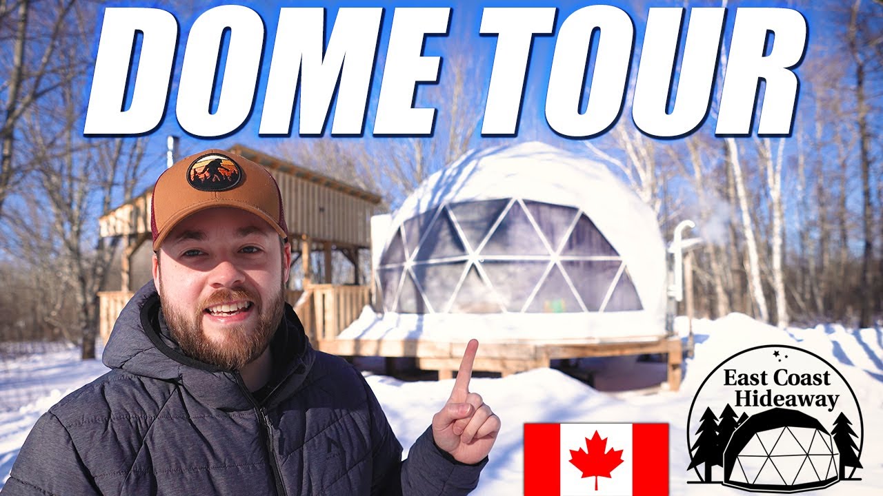 Glamping Dome Tour - East Coast Hideaway in New Brunswick @ExploreNB