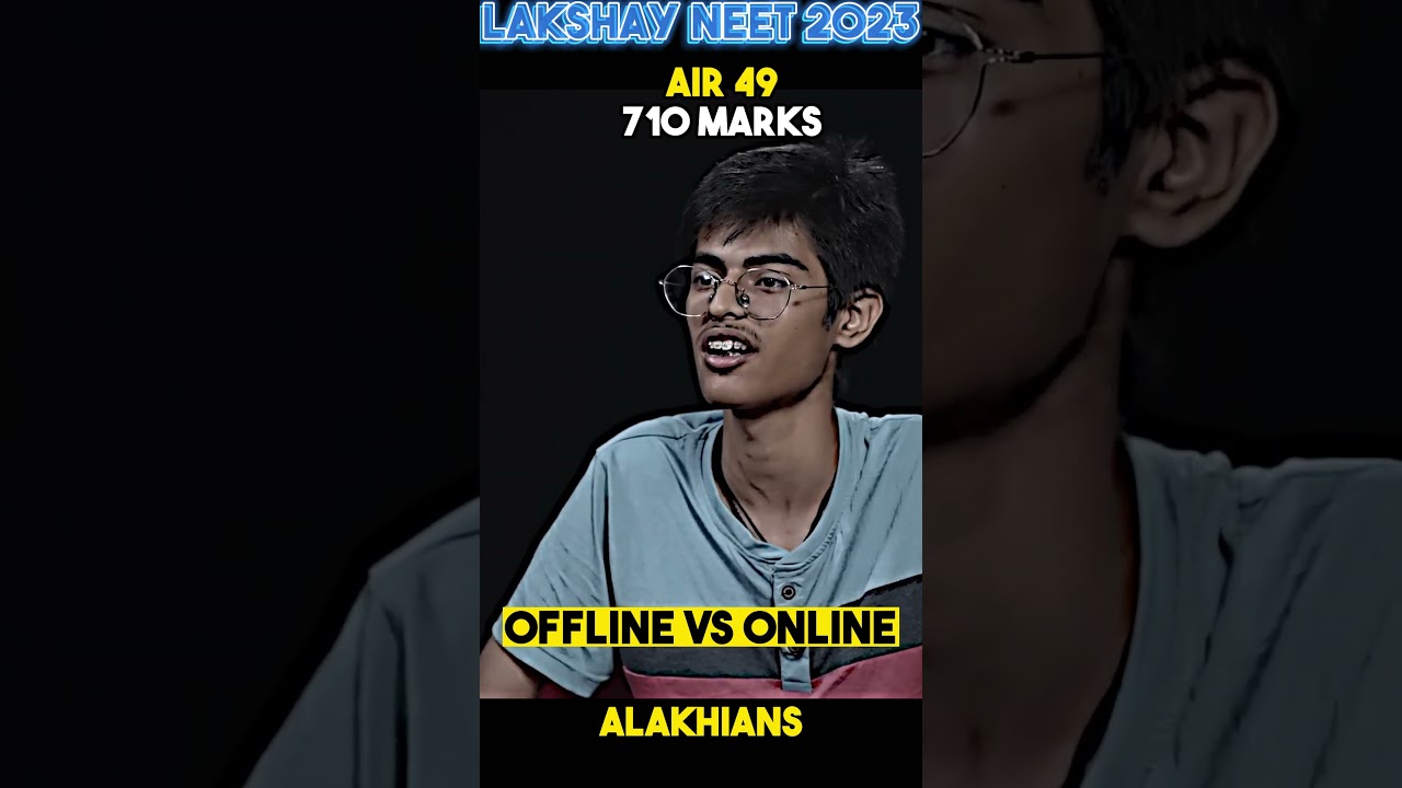 Offline V/s Online😳💯#pw #shorts #physicswallah #neet
